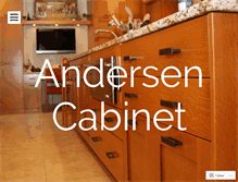 Tablet Screenshot of andersencabinet.com